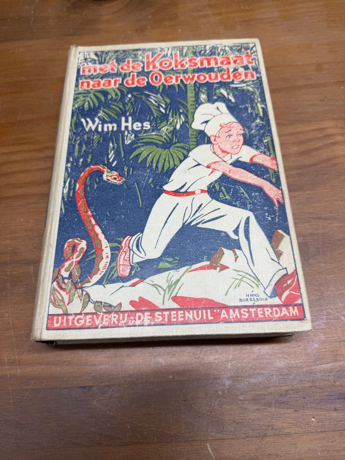 Met de Koksmaat naar de Oerwouden - Wim Hes (Vintage Boek), Ophalen of Verzenden, Gelezen, Fictie algemeen