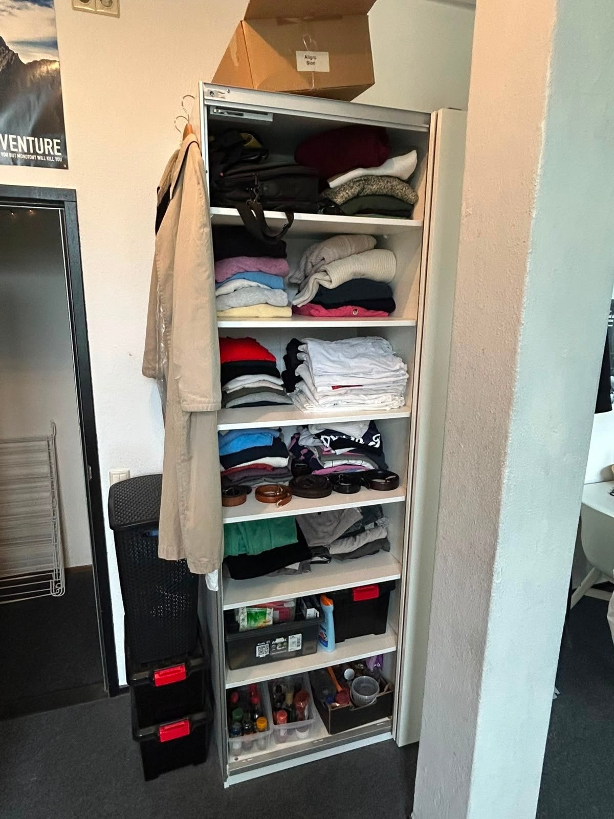 IKEA PAX Kledingkast met HASVIK schuifdeuren - 250x150cm, Ophalen, Overige materialen, Gebruikt, 100 tot 150 cm