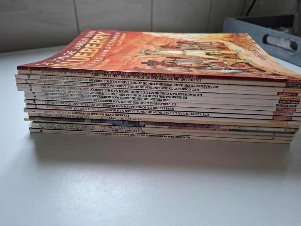 De Jonge Jaren van Blueberry - Complete Reeks 21 delen, Boeken, Stripboeken, Complete serie of reeks, Ophalen of Verzenden, Zo goed als nieuw