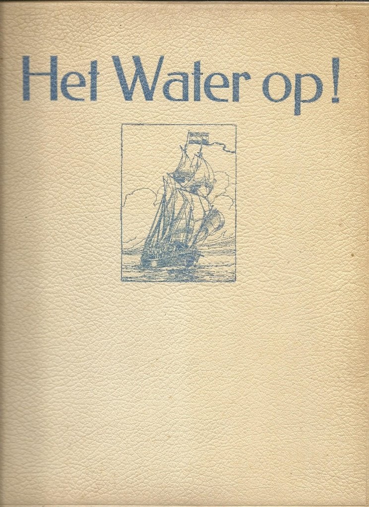 Plaatjesalbum Het Water op van Droste Cacao compleet 1938, Ophalen of Verzenden, Gelezen, H.C.A. van Kampen, Plaatjesalbum