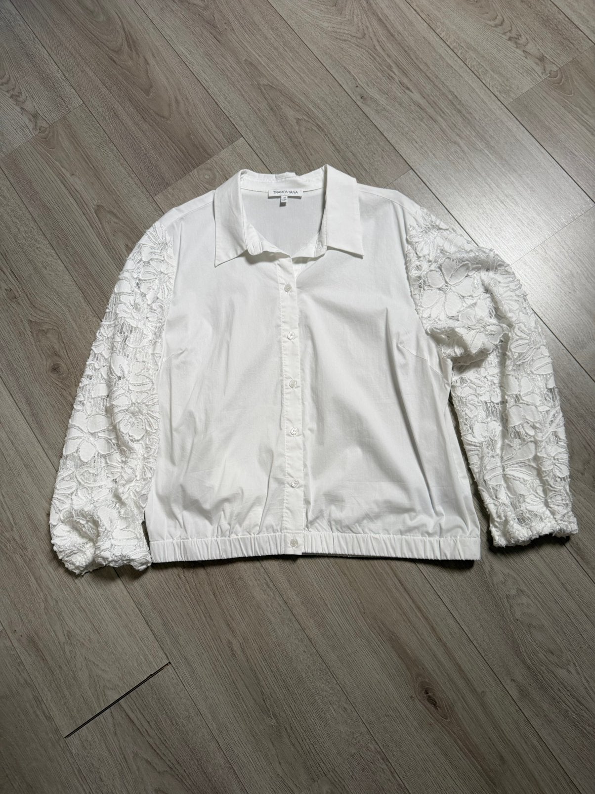 Tramontana blouse, Ophalen of Verzenden, Zo goed als nieuw, Maat 46/48 (XL) of groter, Beige