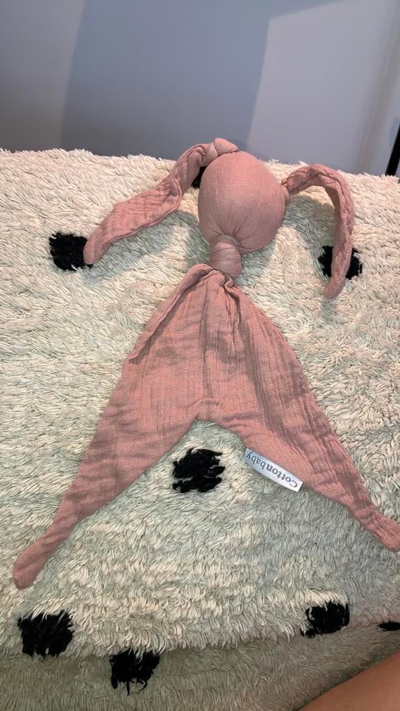 Cottonbaby konijn roze, Konijn, Ophalen of Verzenden, Zo goed als nieuw, Wasbaar