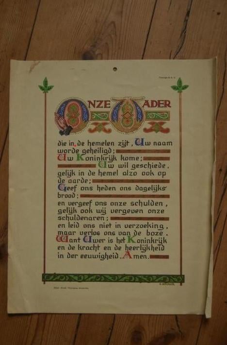 Diverse platen uit de jaren 50 religie, Ophalen, Gebruikt, Kaart of Prent, Christendom | Protestants