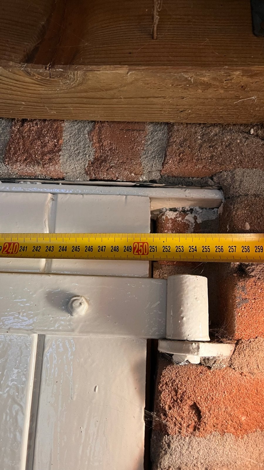 Mooie houten garagedeuren met gehengen, Doe-het-zelf en Verbouw, Gebruikt, 120 cm of meer, Garagedeur, Ophalen of Verzenden