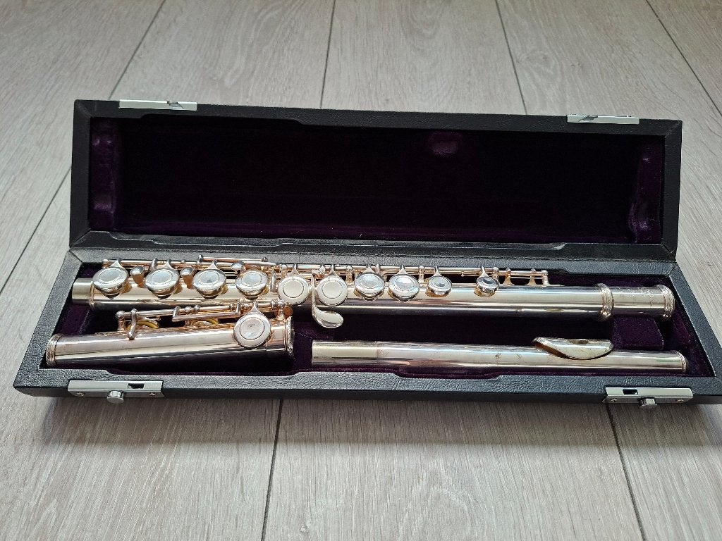 dwarsfluit, Muziek en Instrumenten, Ophalen of Verzenden, Gebruikt, Dwarsfluit, Met koffer of tas