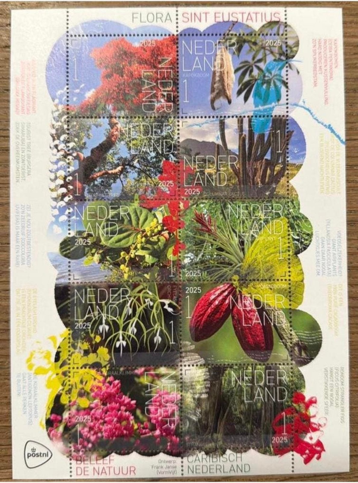 Postzegels pf. Sint Eustatius. Flora, Ophalen of Verzenden, Na 1940, Postfris