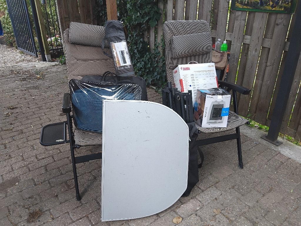 Diverse kampeerbenodigdheden en accessoires, Caravans en Kamperen, Camper-accessoires, Ophalen, Gebruikt