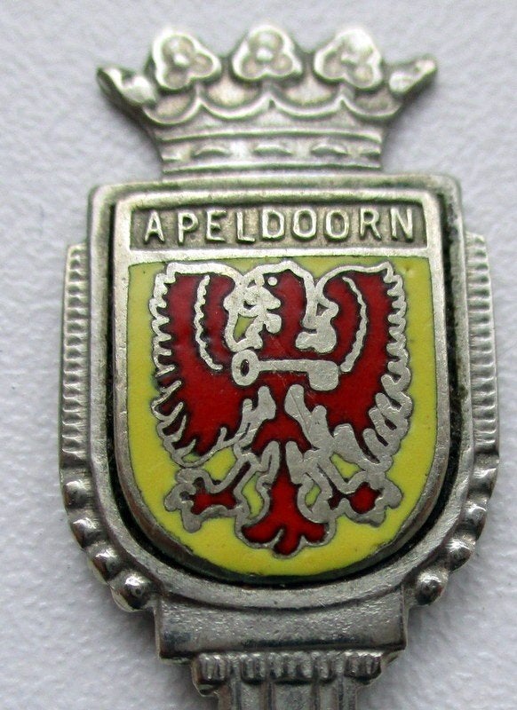 APELDOORN lepeltje in prima staat, Antiek en Kunst, Verzenden