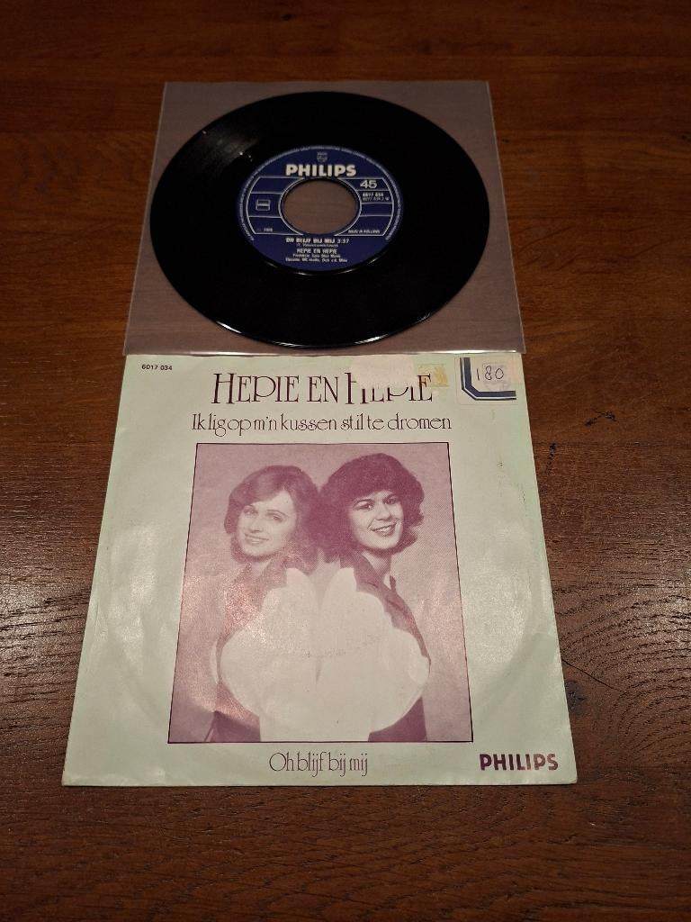 Hepie en Hepie ,lig op mijn kussen stil te dromen, Cd's en Dvd's, Vinyl | Nederlandstalig, Ophalen of Verzenden, Gebruikt, Overige formaten