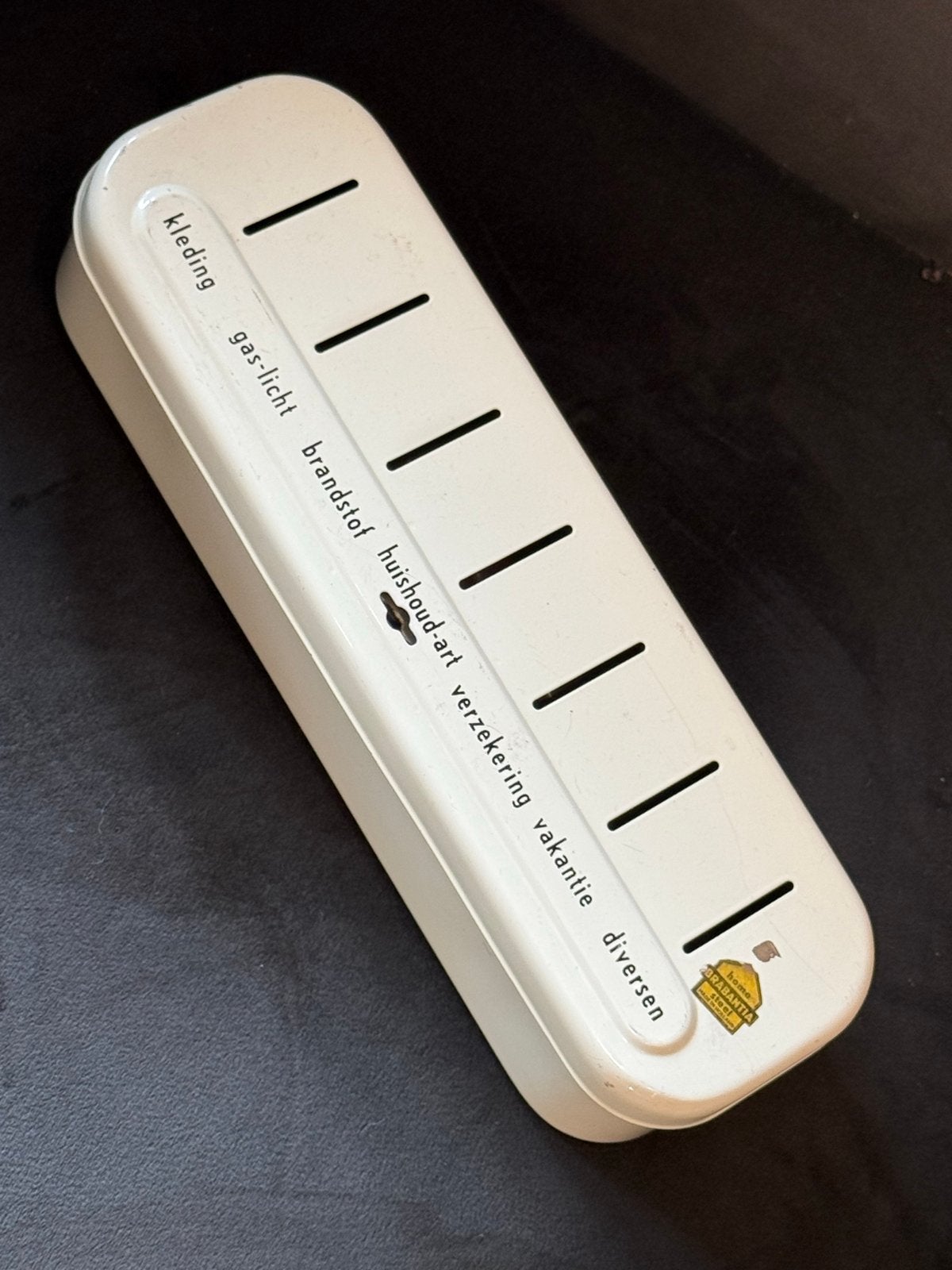 Vintage Brabantia spaarblik - Geldorganizer, Ophalen of Verzenden, Overige typen
