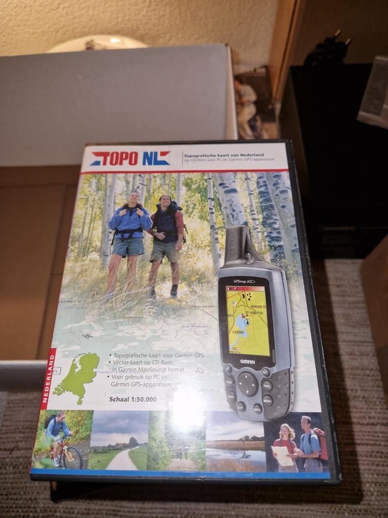 Topo NL CD-ROM voor Garmin GPS + licentiecode, Sport en Fitness, Bergsport en Wandelen, Ophalen of Verzenden, Gebruikt, Navigatie of Gps