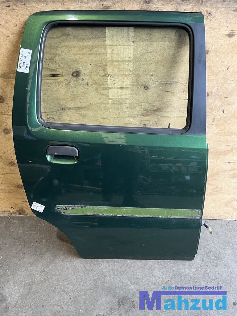 OPEL AGILA A GROEN Z369 Rechter rechts achter deur portier, Gebruikt, Deur, Ophalen of Verzenden, Kontakt@opel-infoservice.de