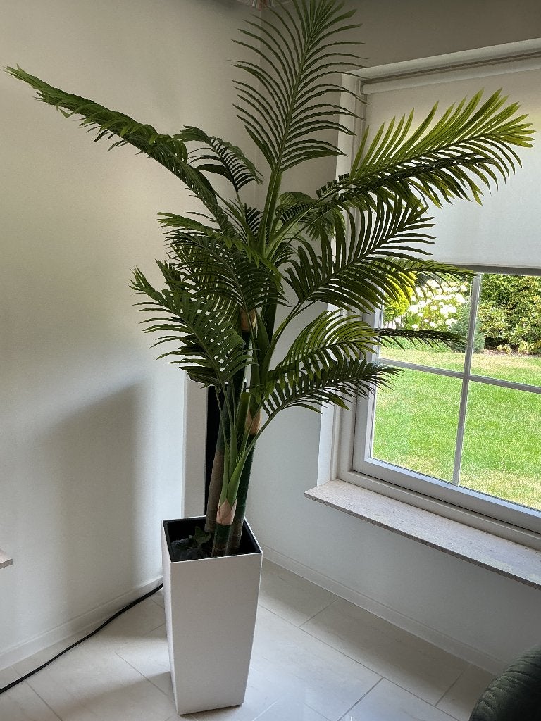 Kunstof Palmboom plant (binnen), Tuin en Terras, Planten | Bomen, Ophalen, 100 tot 250 cm, Palmboom, Zomer