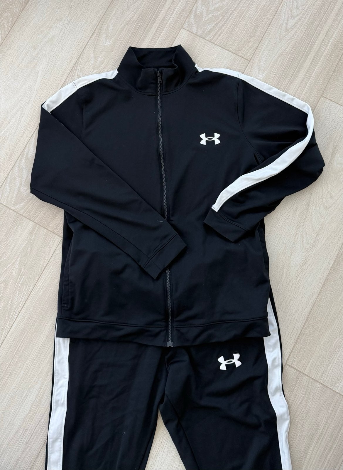 Under Armour Trainingspak Maat L, Maat 52/54 (L), Fitness, Zwart, Ophalen of Verzenden