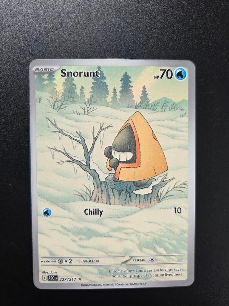 Snorunt Ascended Heroes Pokemon Kaart, Ophalen of Verzenden, Nieuw, Losse kaart, Foil