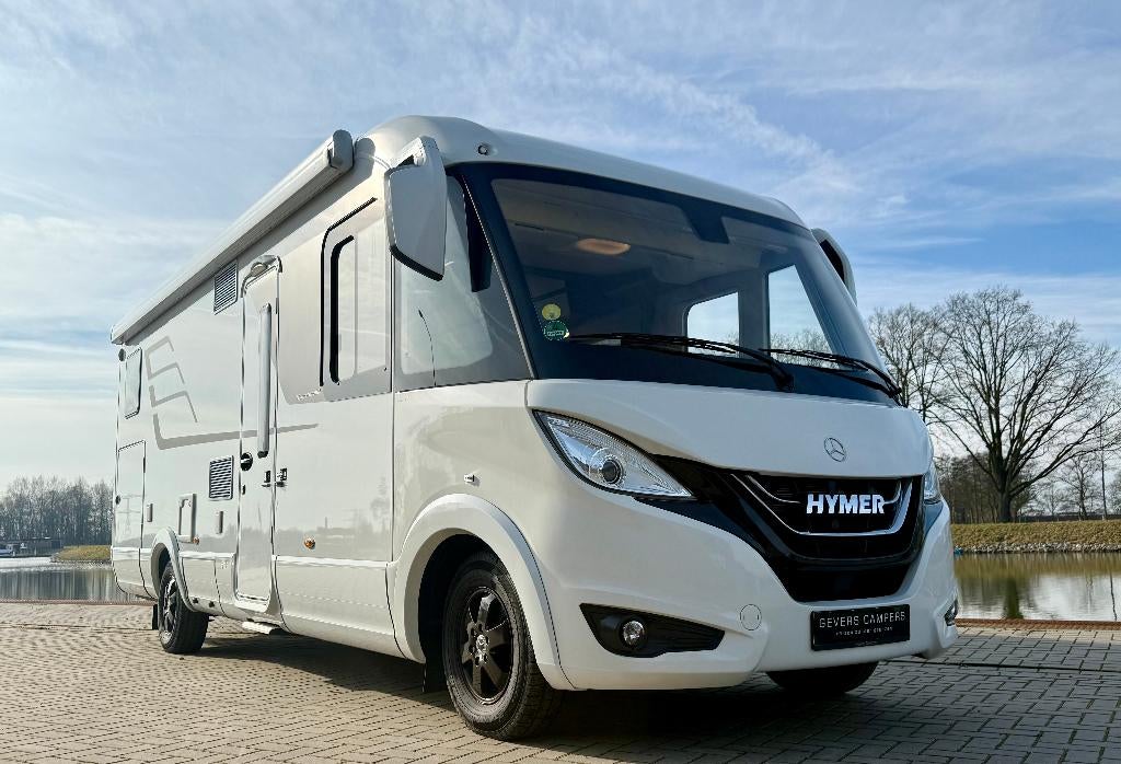 Hymer BML-I 780 Mercedes integraal enkele bedden nieuwstaat, Caravans en Kamperen, Campers, Achteruitrijcamera, Vloeistofverwarming