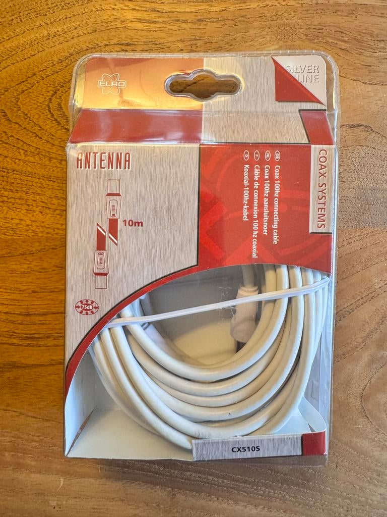 Coax aansluitkabel 10 meter / nieuw in doos, Ophalen of Verzenden, Nieuw