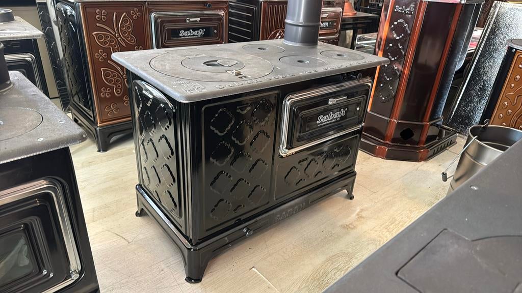 Kuzine – Mobiele HoutKachel met 2 Emmers, Grillrooster-8,6kw, Huis en Inrichting, Kachels, Nieuw, Vrijstaand, Houtkachel, Hout