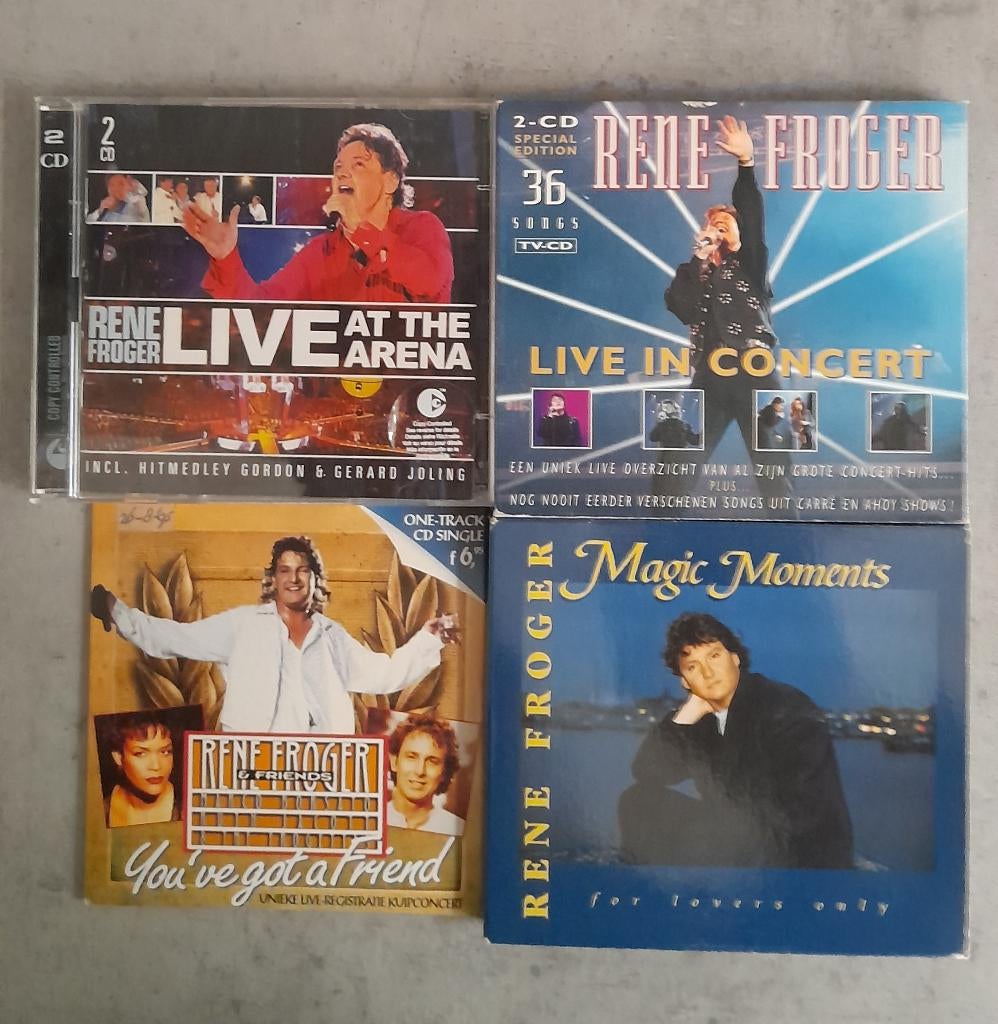 Rene Froger verzameling cd's, Ophalen of Verzenden, Zo goed als nieuw