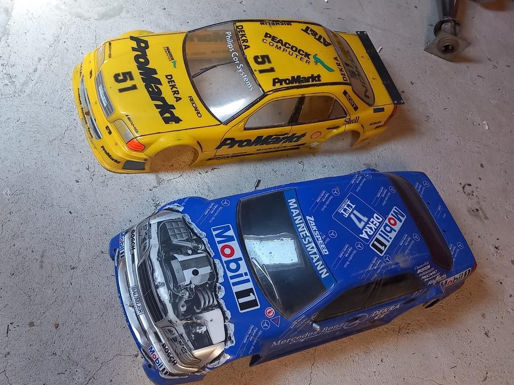 Fg 1/5 kap Mercedes C w202 Dtm, Ophalen of Verzenden, Auto