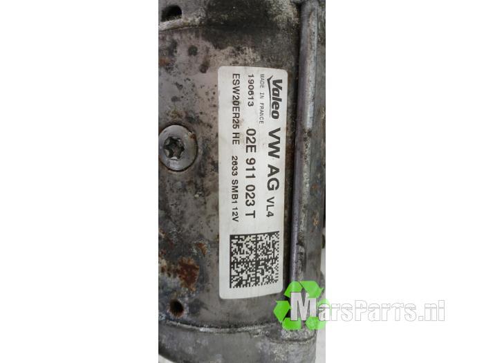 Startmotor van een Volkswagen Golf, Gebruikt, -, Volkswagen, -