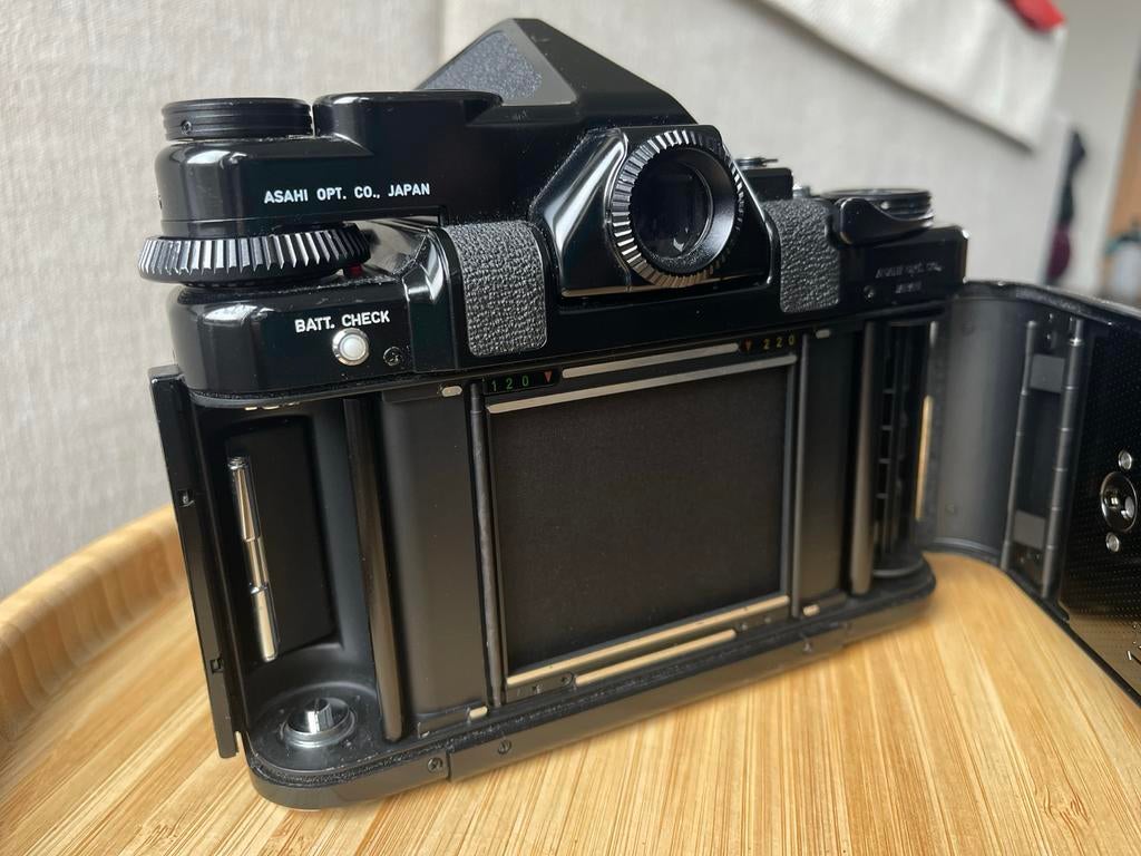 Pentax 67 - Betrouwbare Medium Formaat Camera, Ophalen of Verzenden, Gebruikt, Spiegelreflex, Pentax