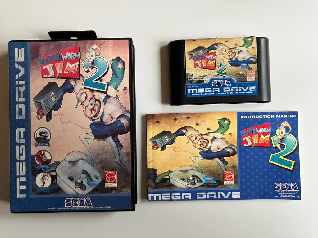 Earthworm Jim 2, 1 speler, Ophalen of Verzenden, Zo goed als nieuw, Vanaf 3 jaar