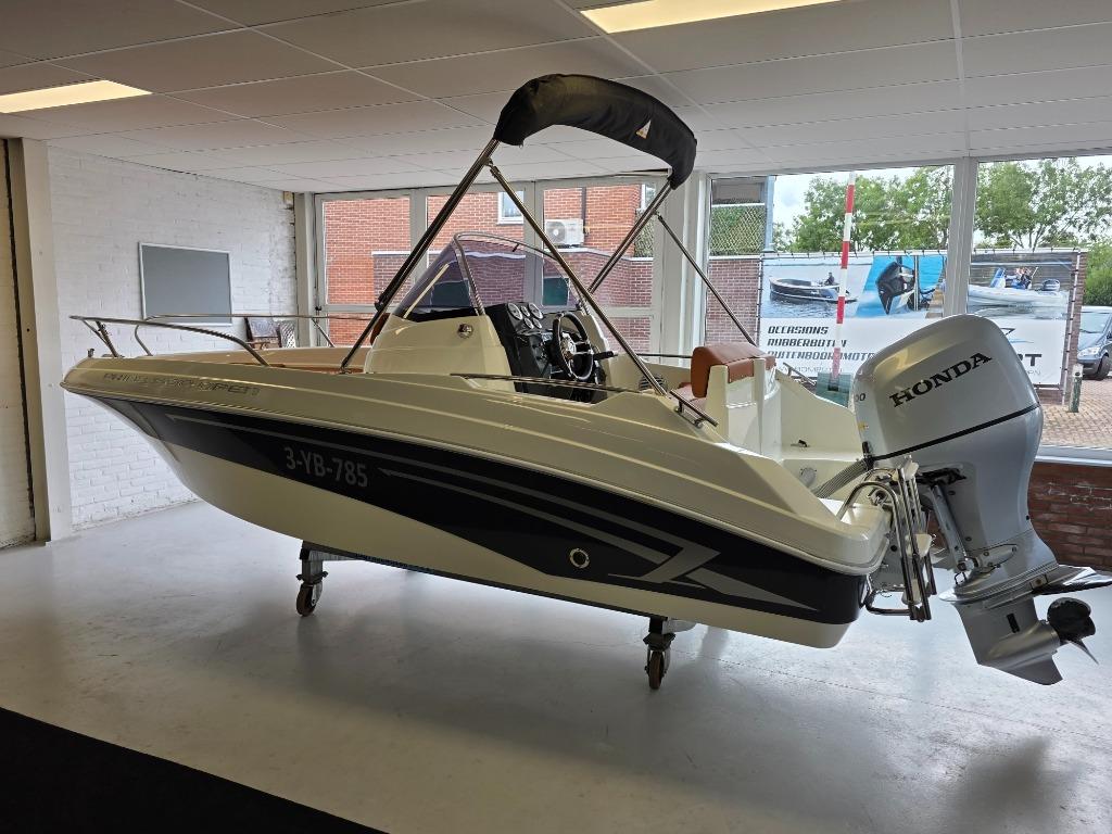Prins 500 Open 2018 | Honda 100 Fourstroke | Netjes, Watersport en Boten, Vis- en Consoleboten, Gebruikt, 70 pk of meer, 3 tot 6 meter