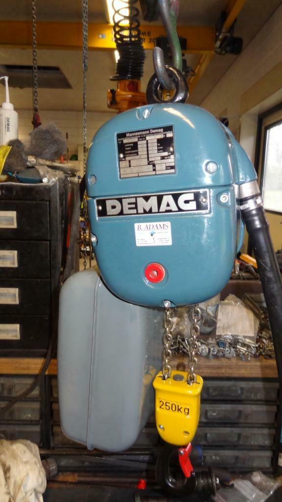 Demag kettingtakel 250 kg hijsvermogen, Doe-het-zelf en Verbouw, Gereedschap | Overige machines, Ophalen, Zo goed als nieuw