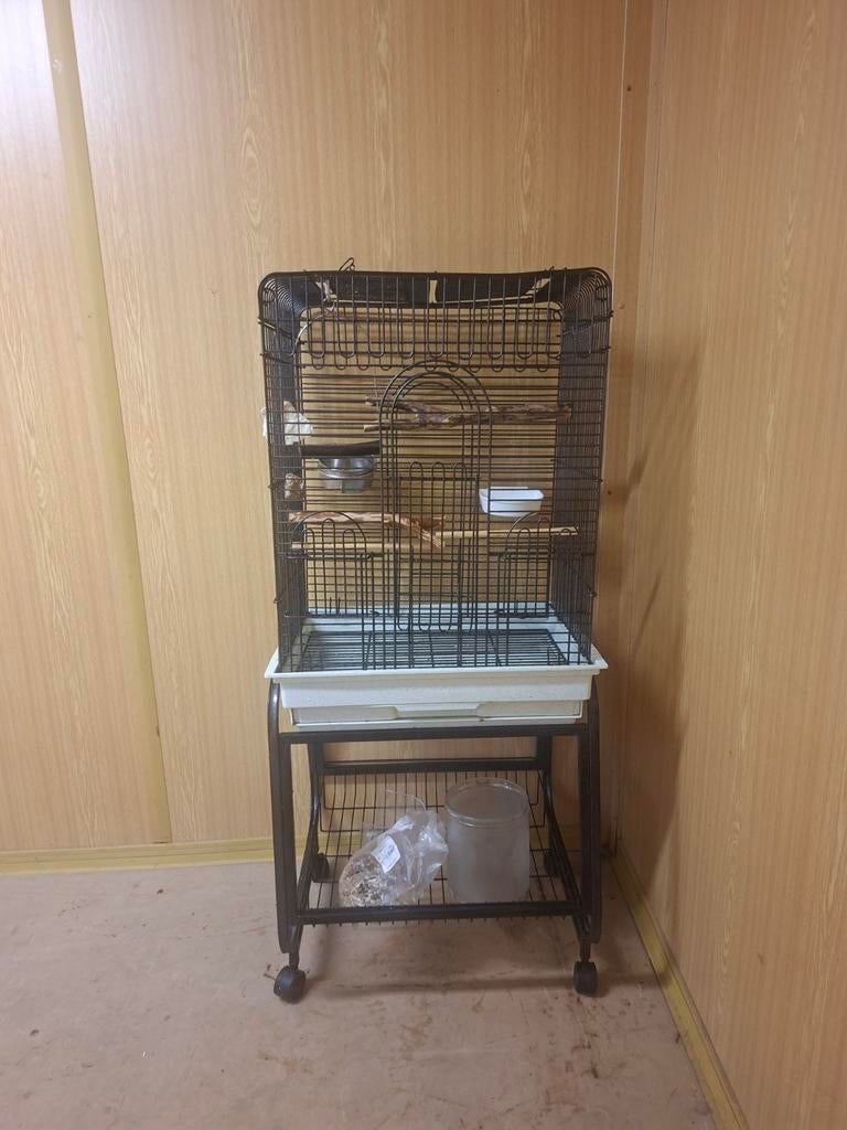 Vogelkooi, Ophalen, Zo goed als nieuw, Metaal, Vogelkooi