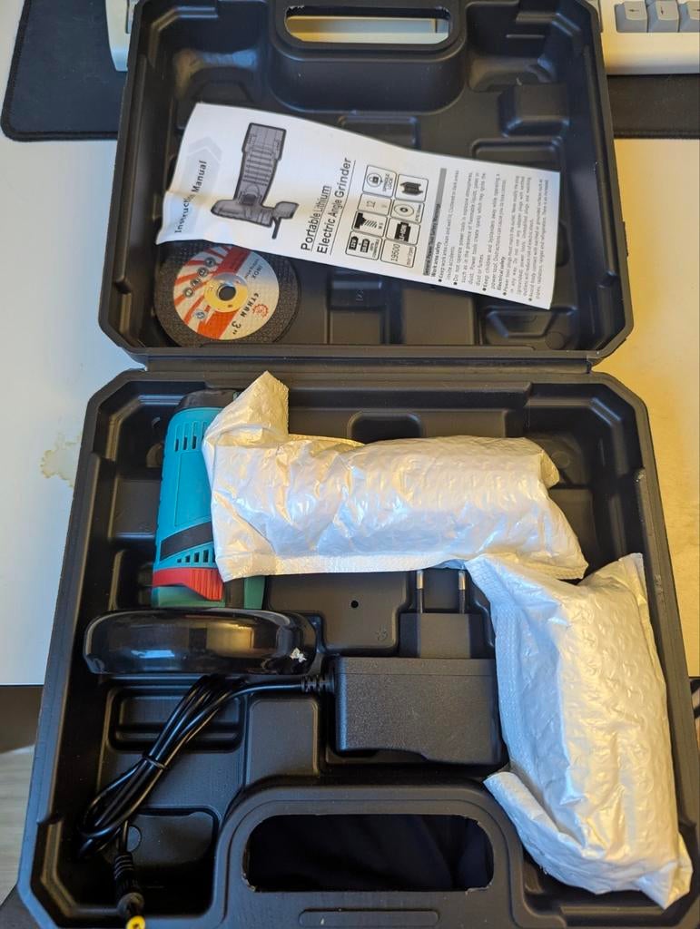 Haakse slijper mini 21 v mini haakse slijper met kist, Doe-het-zelf en Verbouw, Gereedschap | Slijpmachines, Ophalen of Verzenden
