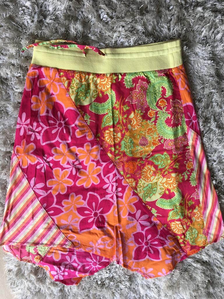 patchwork rok, Overige kleuren, Maat 42/44 (L), Ophalen of Verzenden, Zo goed als nieuw
