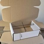 Verzenddoos, postdoos, stansdoos 21x 14,5 x 7 cm, wit, Doe-het-zelf en Verbouw, Kratten en Dozen, Ophalen, Doos, Minder dan 50 cm