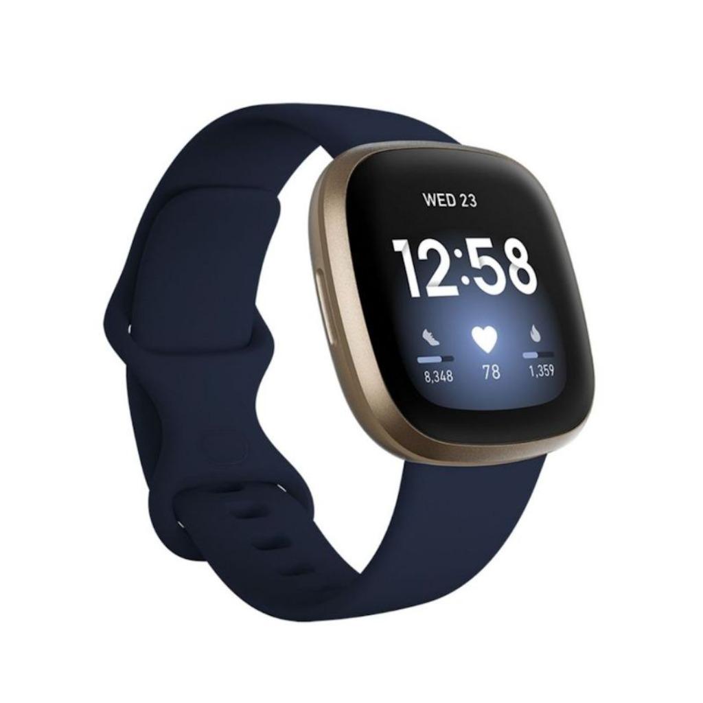 Fitbit Versa 3 Smart Fitness Watch FB511GLNV NEW, Fitbit Netherlands B.V., Zwart, Ophalen of Verzenden, Fitbit