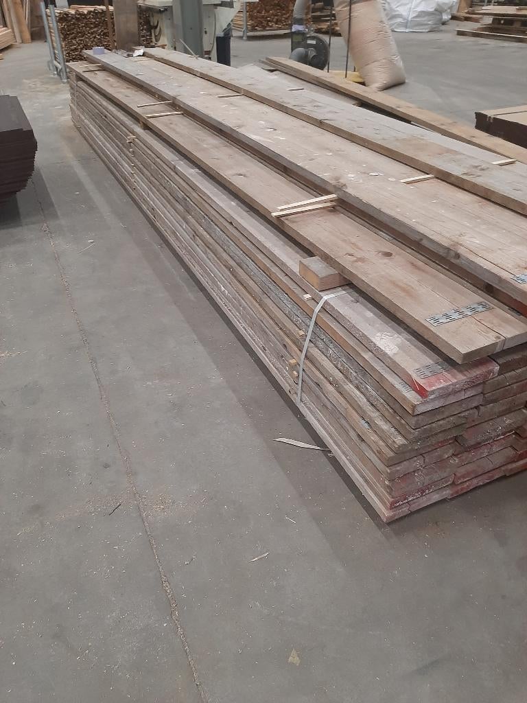 steigerplanken bouwplanken, Doe-het-zelf en Verbouw, Hout en Planken, Gebruikt, 25 tot 50 mm, Ophalen of Verzenden, 250 tot 300 cm