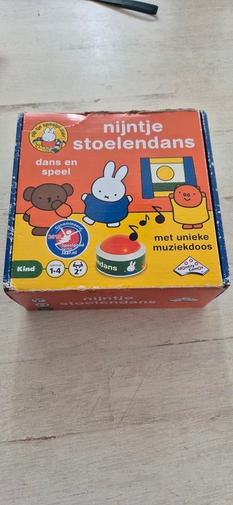 Nijntje Stoelendans Spel - Compleet!, Kinderen en Baby's, Ophalen of Verzenden, Gebruikt, Complete set