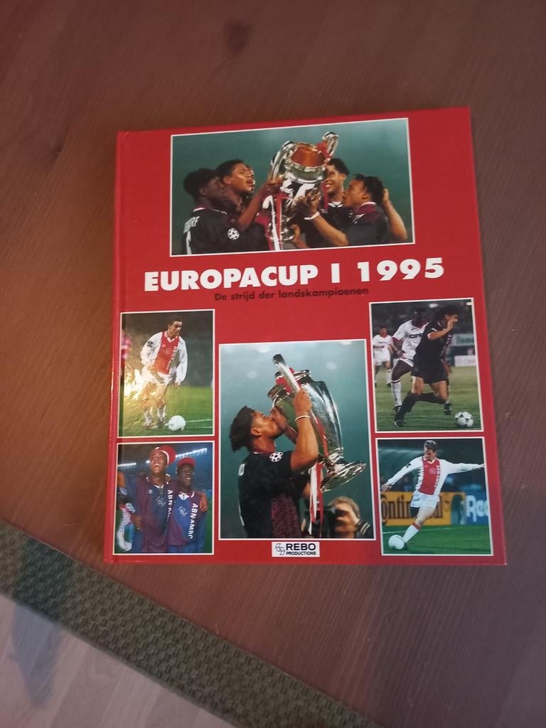 Europacup 1 1995 Boek, Ophalen, Zo goed als nieuw, REBO, Balsport