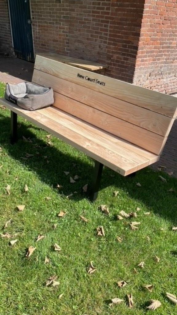 Tuinbank(New Court Seats), Verzenden, Nieuw, Hout