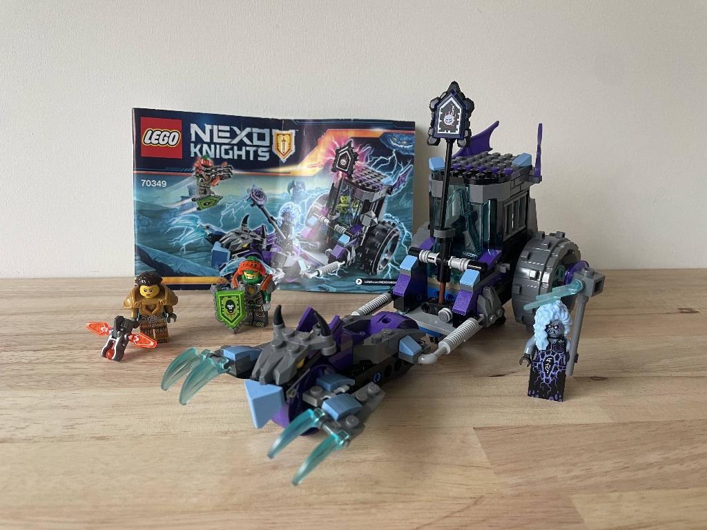 Lego Nexo Knights 70349 Ruin's mobiele gevangenis, Ophalen of Verzenden, Zo goed als nieuw, Complete set, Lego