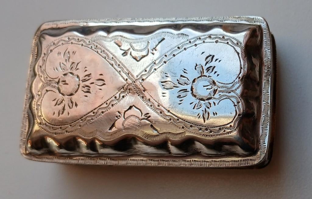 Zilveren snuifdoosje, Ophalen of Verzenden, Zilver