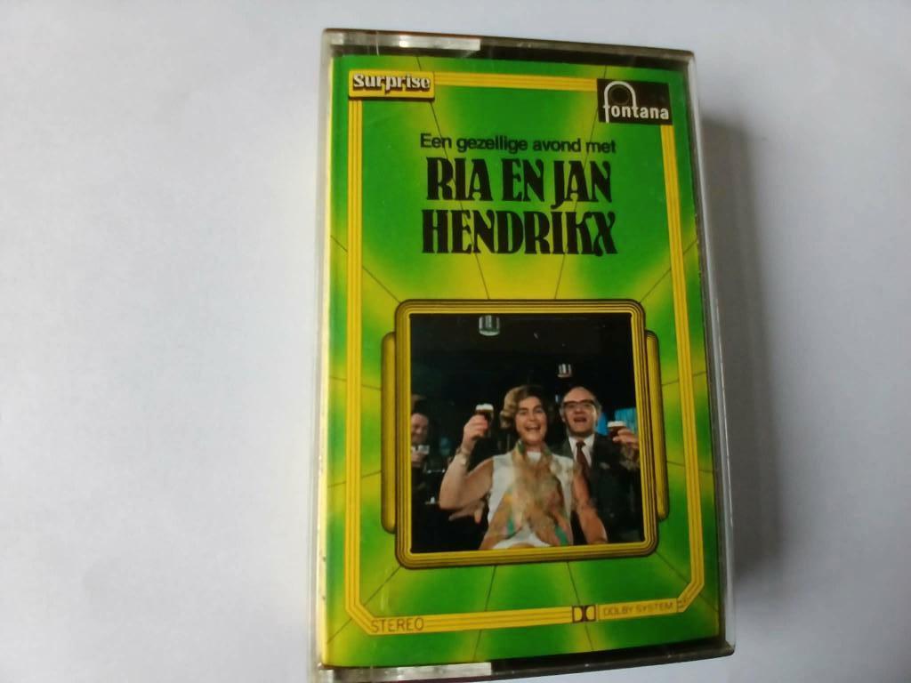 Jan En Ria Hendrikx – Een Gezellige Avond Met, Gebruikt, Fontana, 1 bandje, Ophalen of Verzenden