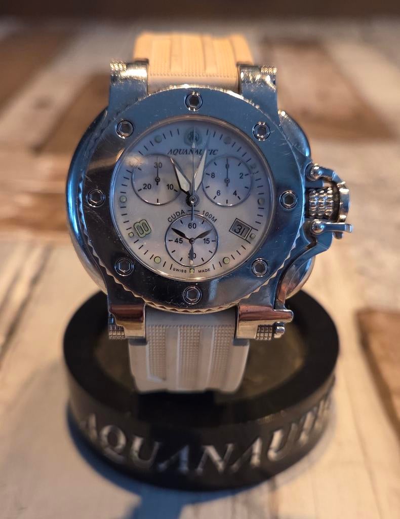 Aquanautic Barracuda, Sieraden, Tassen en Uiterlijk, Horloges | Heren, Overige merken, Staal, Polshorloge, Kunststof