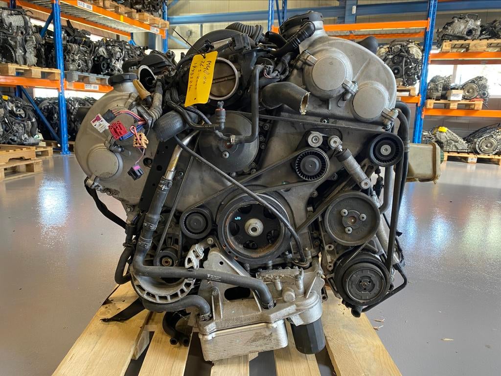 M4800 Complete Motor voor Porsche Cayenne 4.5S V8 340PK, Ophalen of Verzenden, Gebruikt, Seat