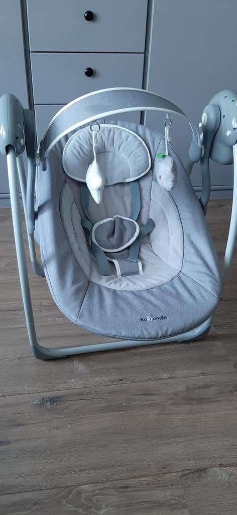 Bo jungle. Automatische wipstoel. Zgan., Kinderen en Baby's, Wipstoeltjes, Ophalen, Zo goed als nieuw