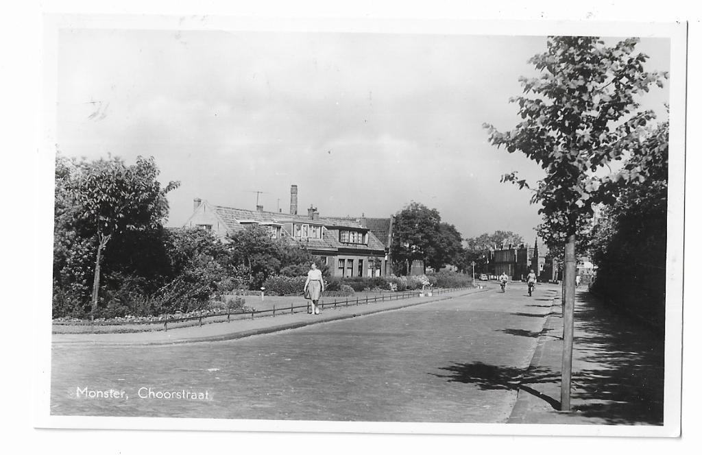 Monster, Choorstraat, Verzamelen, Ansichtkaarten | Nederland, Gelopen, Zuid-Holland, 1960 tot 1980, Ophalen of Verzenden