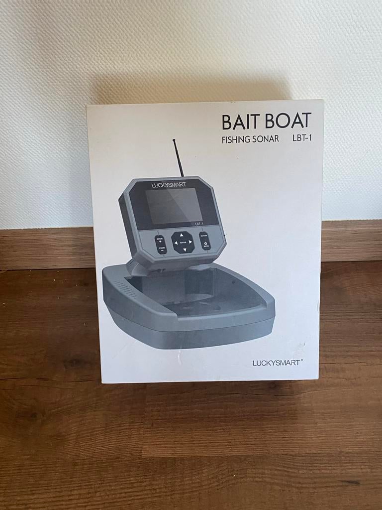 Voerboot met dieptemeter, 2 accu's en tas, Ophalen, Gebruikt, Overige typen