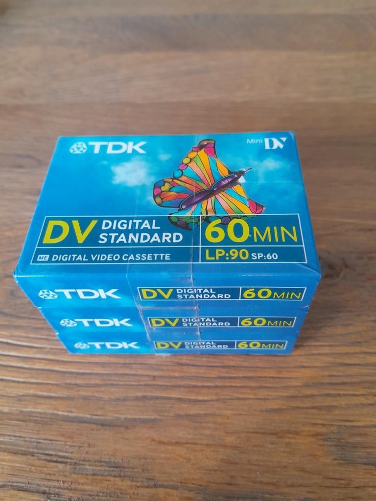 TDK Mini DV Videocassette - 60 Minuten, Ophalen of Verzenden, Nieuw, Videoband