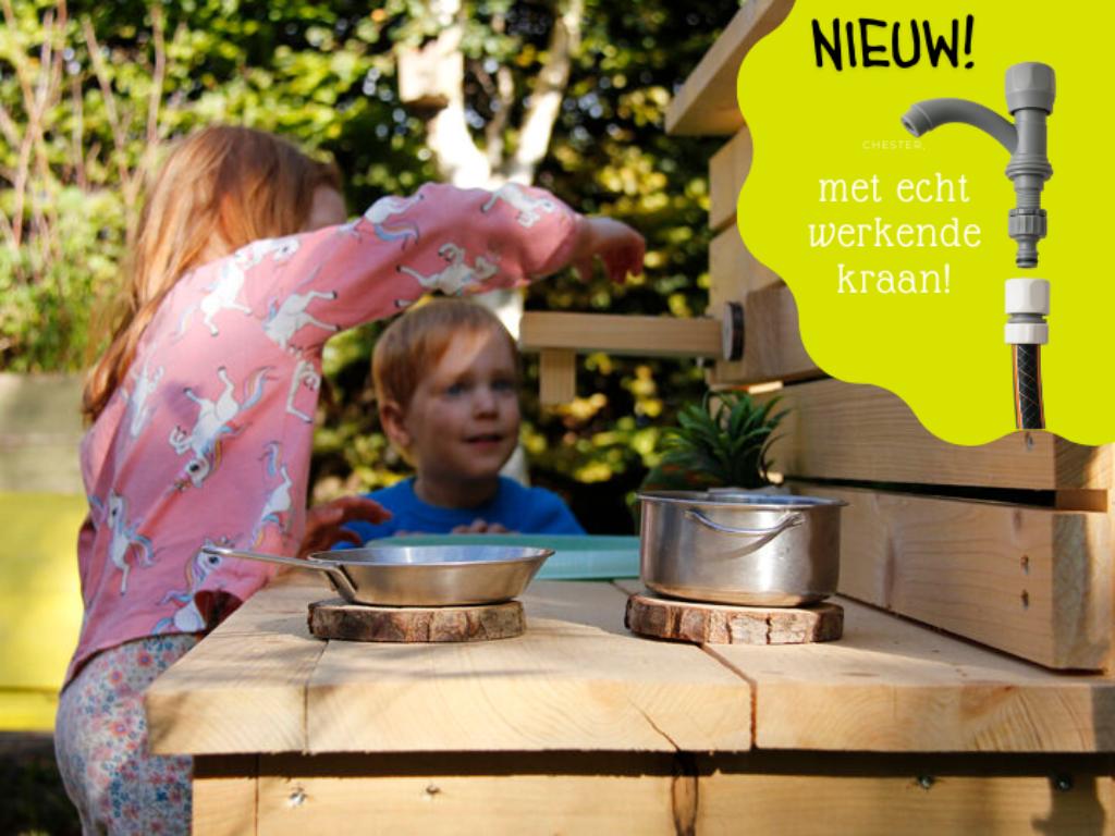 Modderkeuken voor kinderen met werkende kraan!, Kinderen en Baby's, Ophalen, Nieuw