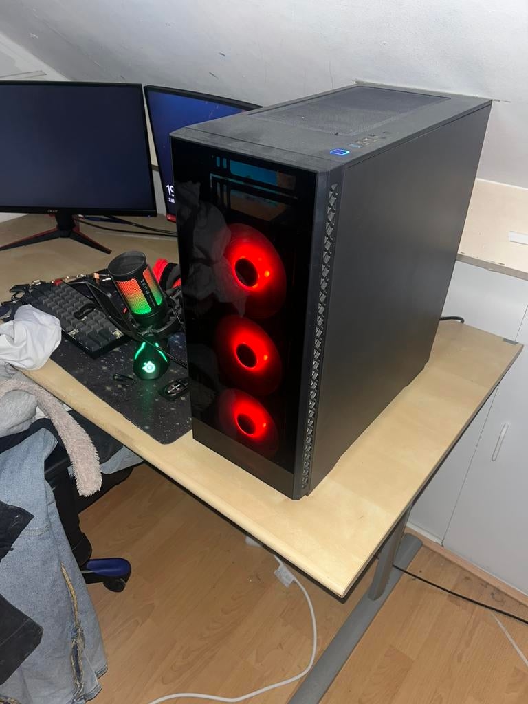Game pc, nvidia gforce 1660 super, Computers en Software, Desktop Pc's, Met monitor, Gebruikt, Ophalen of Verzenden, Gaming