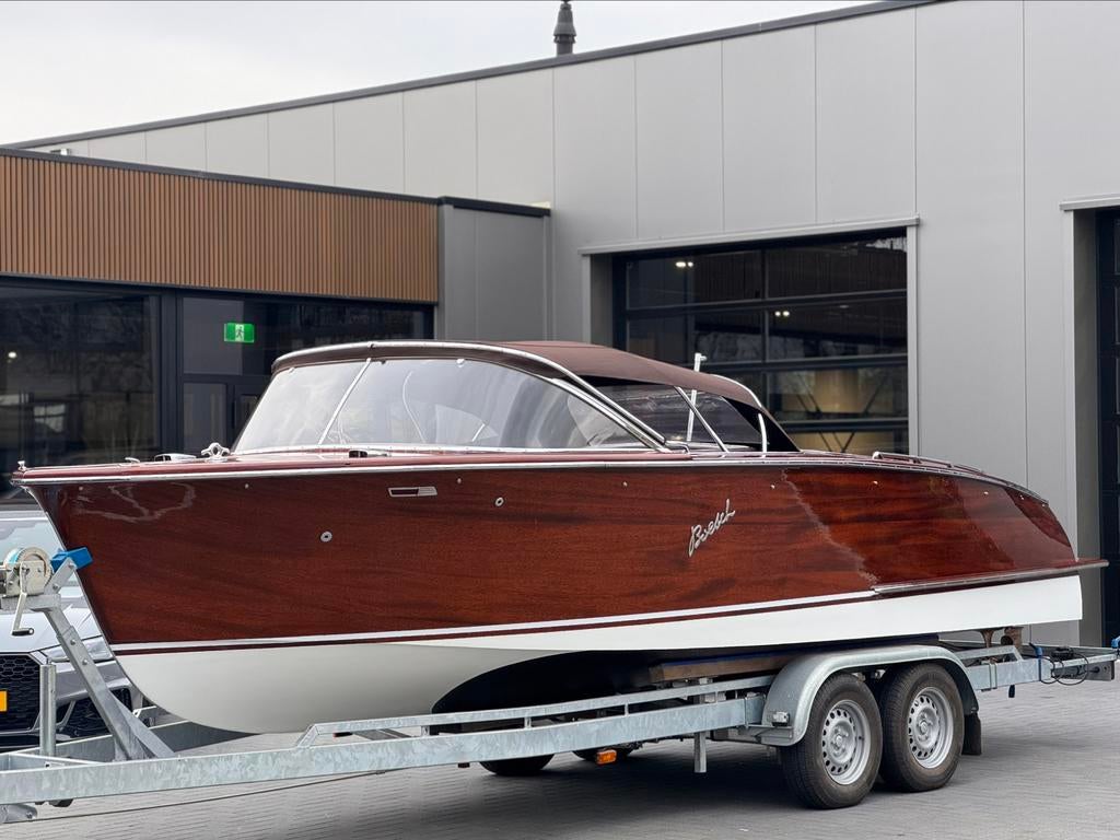 Boesch 680 One Off 1965 met 2x 5.0 V8 in top staat!, Watersport en Boten, Speedboten, Ophalen, Gebruikt, Binnenboordmotor, 6 meter of meer